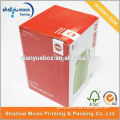 red carton box